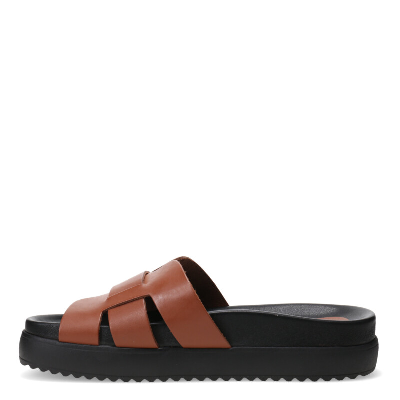 Sandalias de Mujer Bottero abierta Marrón - Blanco