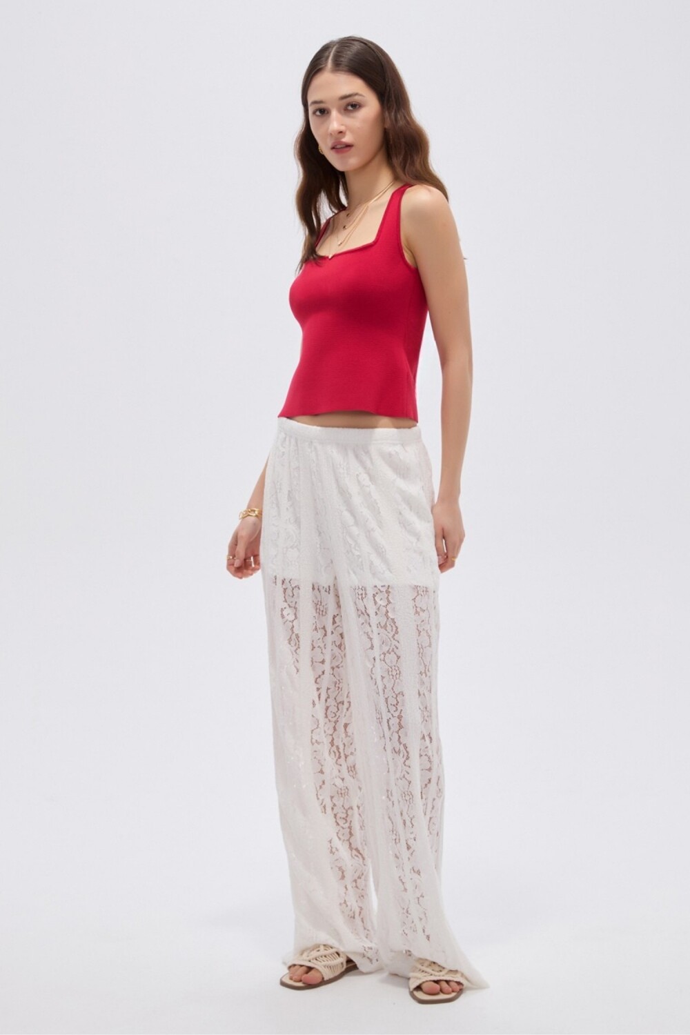 Pantalon Coqueta Marfil / Off White