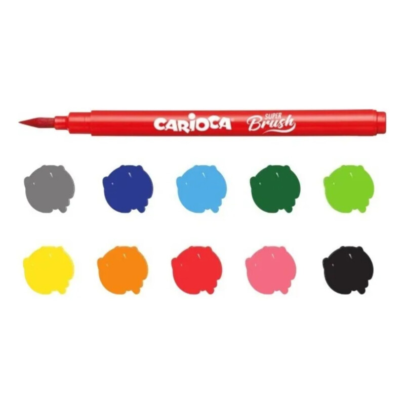 Marcadores Pincel Carioca x10 Marcadores Pincel Carioca x10