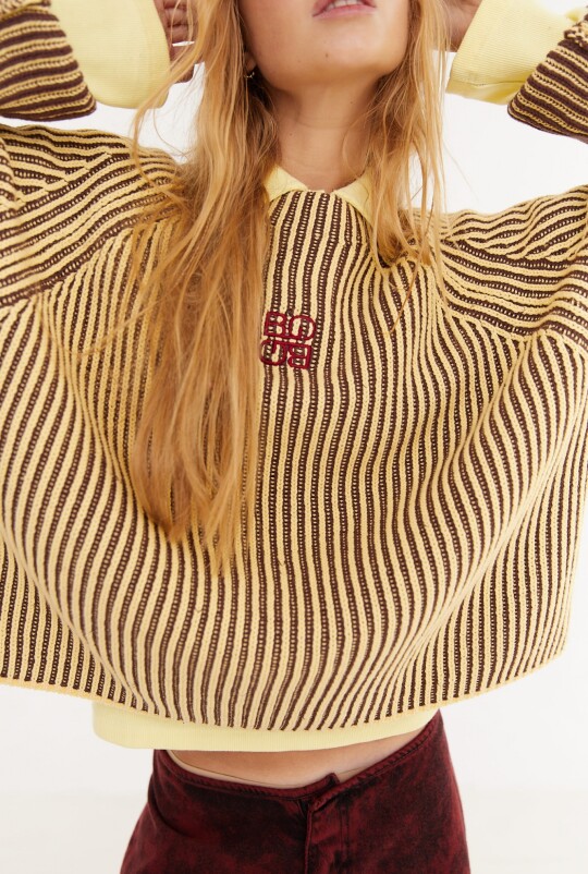 Sweater NextLabel Marron