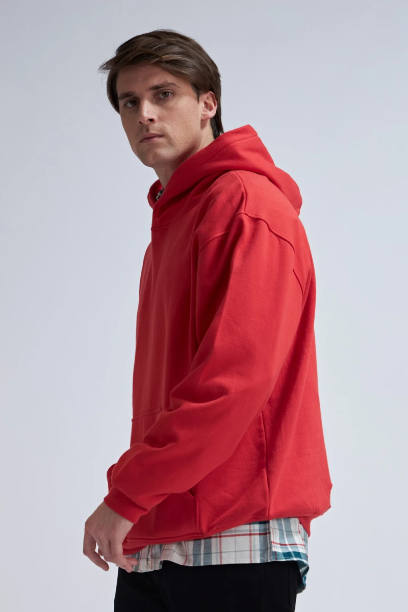 Canguro deportivo oversize Rojo