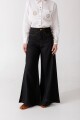 PANTALON WIDE XL LINEN SS26 Negro