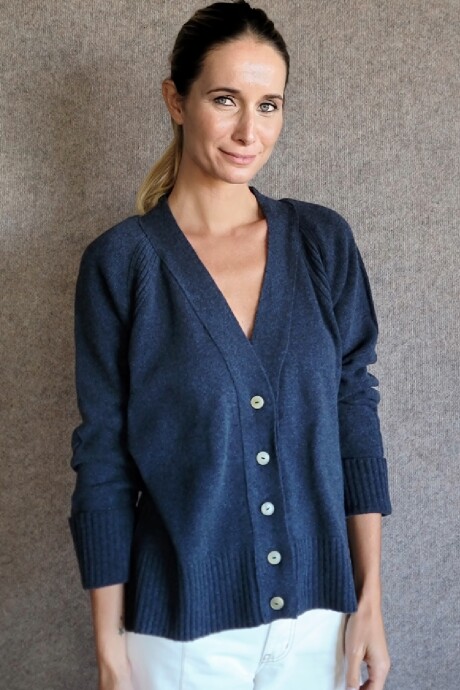 Cardigan Amanda Azul Marino