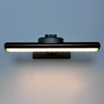 Lámpara pared LED inalámbrica USBC 3tonos +control ILU00127
