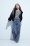 CAMPERA TIPPED Negro
