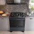 Cocina a Gas Dako Supreme Glass 5 Hornallas Titanio 1996 Cocina a Gas Dako Supreme Glass 5 Hornallas Titanio 1996
