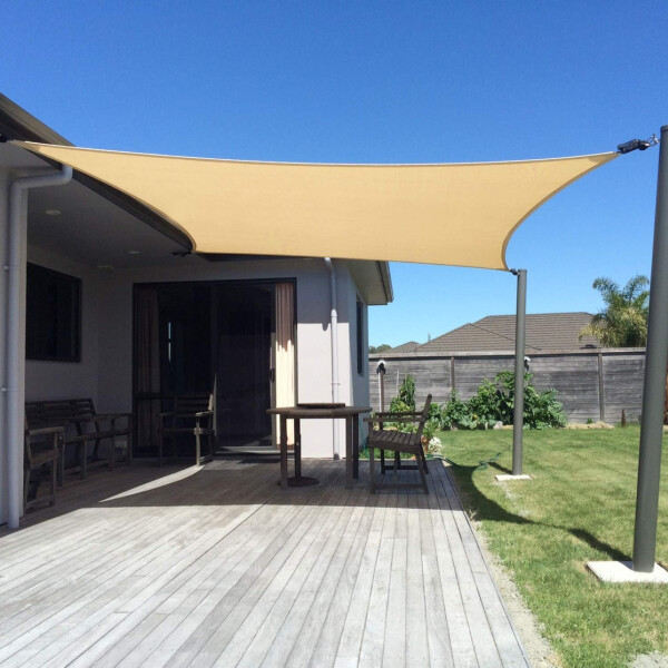 Toldo Malla Vela Rectangular 4 X 3 Patio Jardín Reforzada Toldo Malla Vela Rectangular 4 X 3 Patio Jardín Reforzada