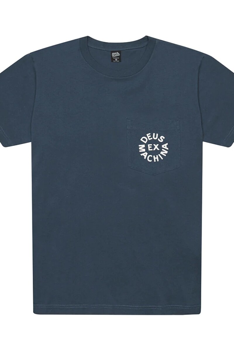 LOGO TEE NAVY SIZE Azul