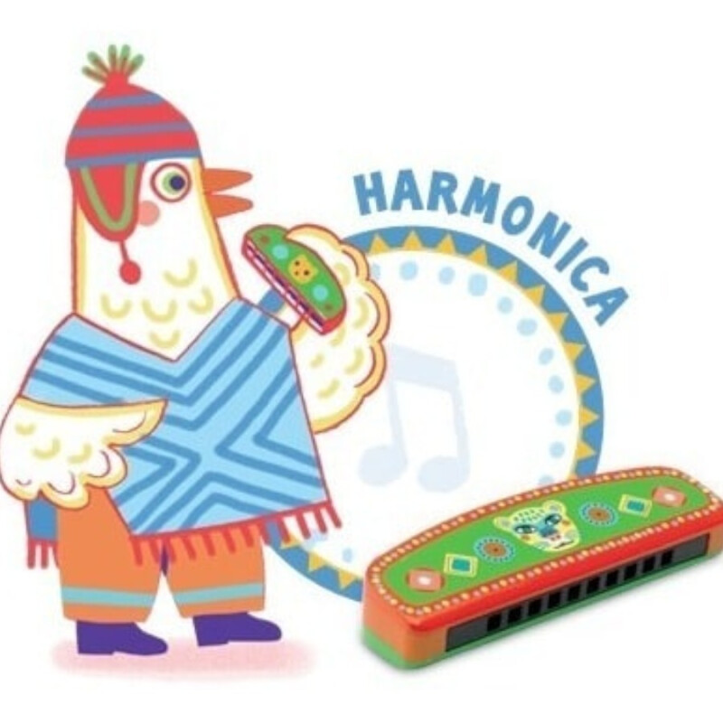 Armónica Animambo Madera Djeco Armónica Animambo Madera Djeco