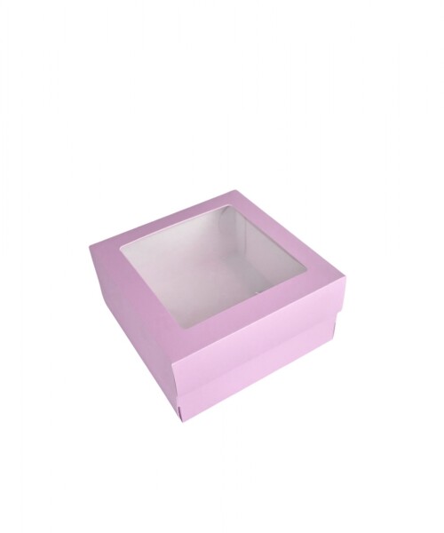Caja flexi 51 20x20x9,5 c/visor. LILA