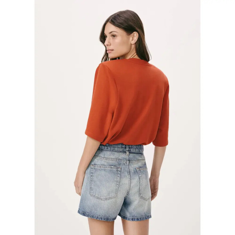 SHORTS FEM AZUL MEDIO