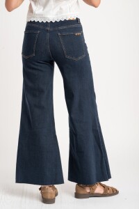 Jean Flared Wide Leg Denim