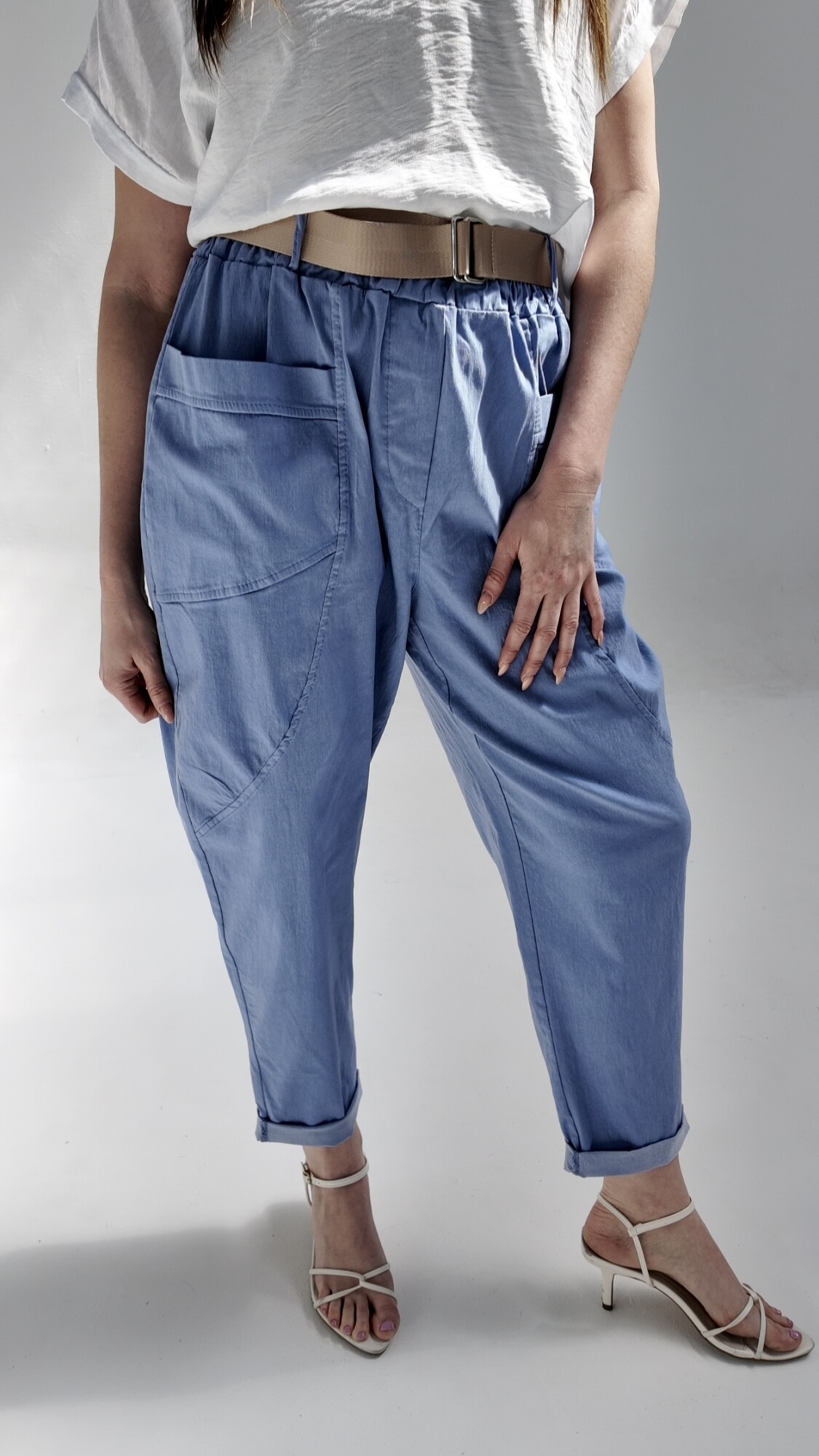 Pantalón Baggy Ignacia Celeste