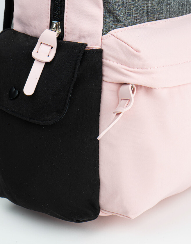 Mochilas Urbanas Deportivo Mochila Multipocket "fun Time" - Rosa Viejo