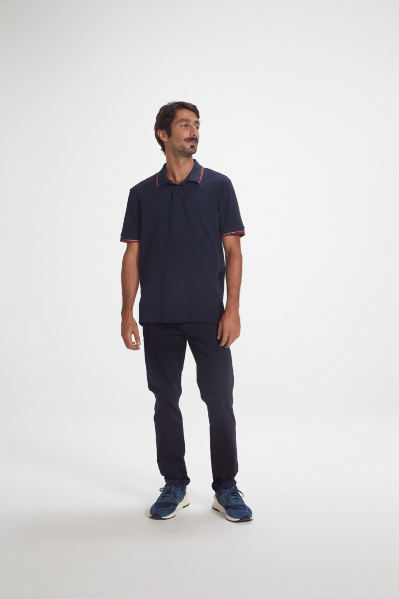 CAMISA POLO MM MASC - AZUL ESCURO 