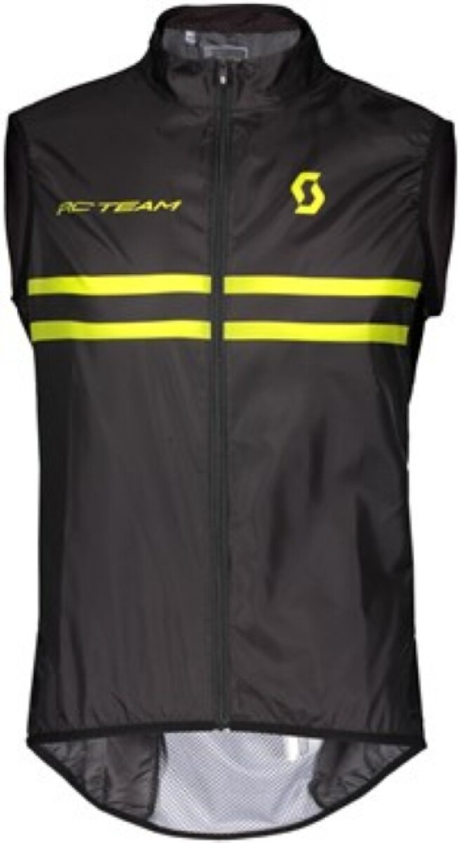 Chaleco Scott Rc Team - Negro/amarillo 
