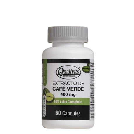 ¡OFEERTA POR VENCIMIENTO! Extracto de Café Verde 400mg 60caps Qualivits ¡OFEERTA POR VENCIMIENTO! Extracto de Café Verde 400mg 60caps Qualivits