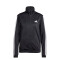 Campera de Mujer Adidas Deportiva 3 Tricot Negro - Blanco