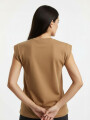Remera Alisma Beige Oscuro