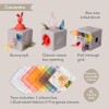 Caja de trapitos silicona Pop-up taf toys Caja de trapitos silicona Pop-up taf toys
