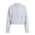Campera de Mujer Adidas W 3S Wv Bomber Gris - Blanco