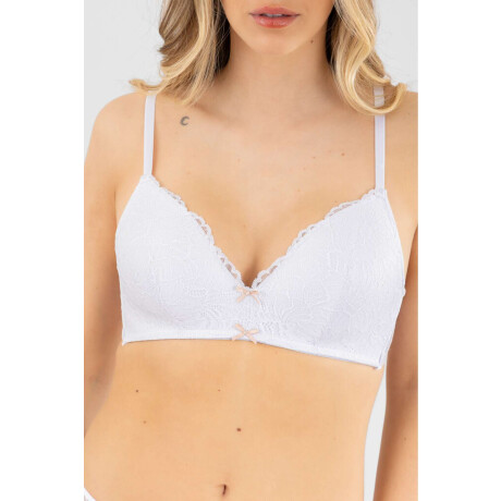 Soutien triangulo preformado gladiolo Blanco