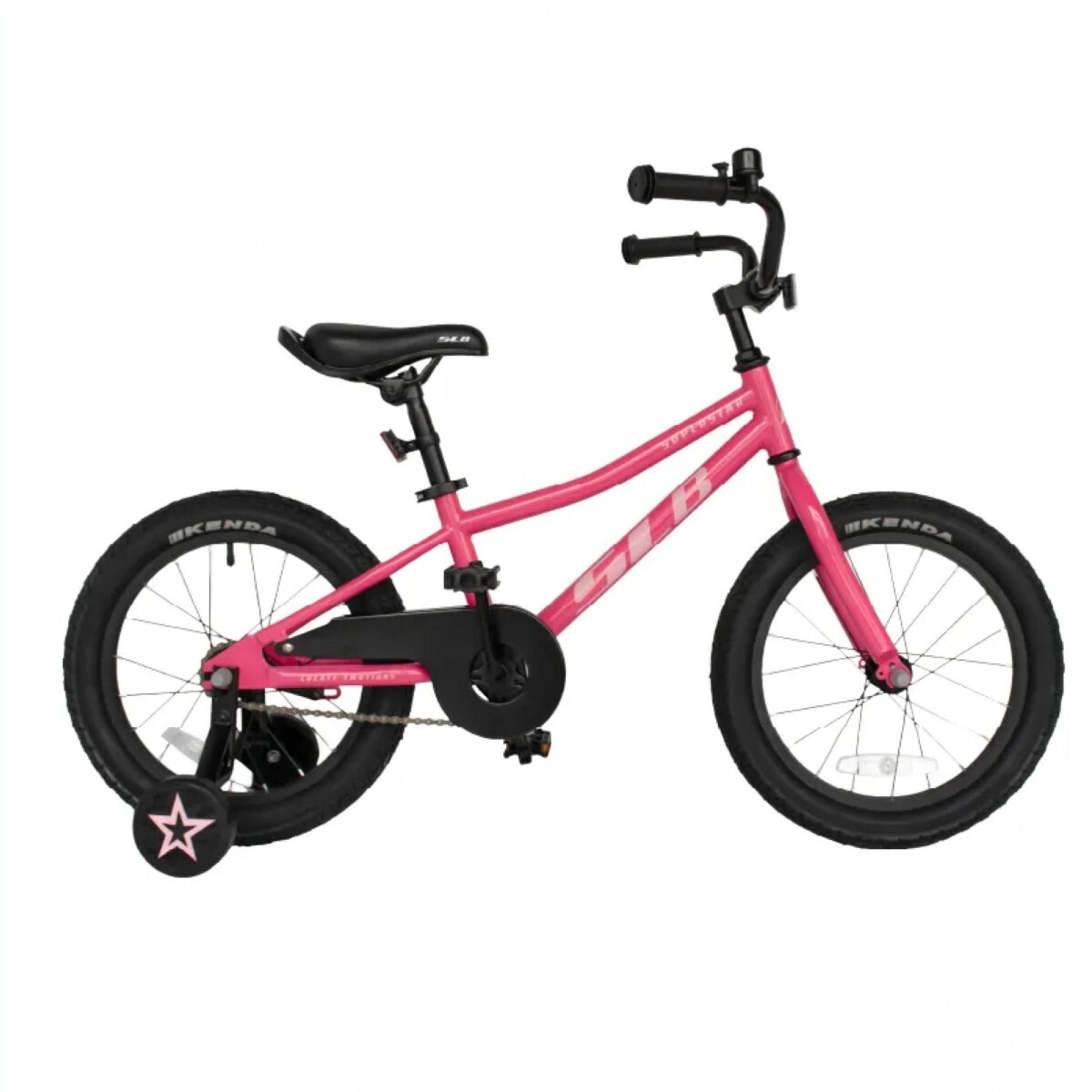 Bicicleta Infantil SLB Superstar Rodado 16 Con Rueditas - Pink 