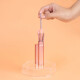 Brocha para ojos con estuche 5pcs rosa