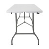 Mesa Plegable Tipo Maleta 150 Cm Color Blanco Mesa Plegable Tipo Maleta 150 Cm Color Blanco