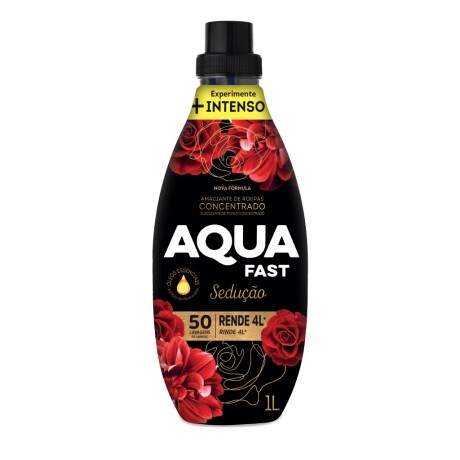 Suavizante Concentrado Aquafast 1L Rojo Seducción 001