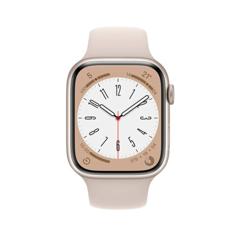Apple Watch Series 8 45mm [Showroom] Sport Band - Starlight Apple Watch Series 8 45mm [Showroom] Sport Band - Starlight