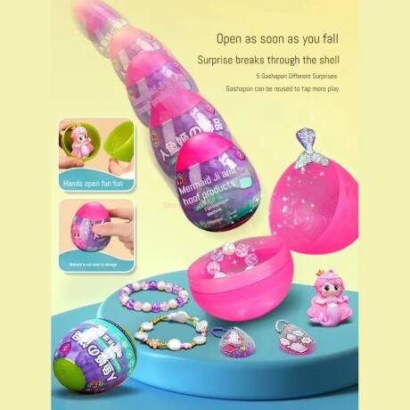 Juego 5 Huevos Sorpresa Con Figuras Coleccionables Ub PRINCESAS