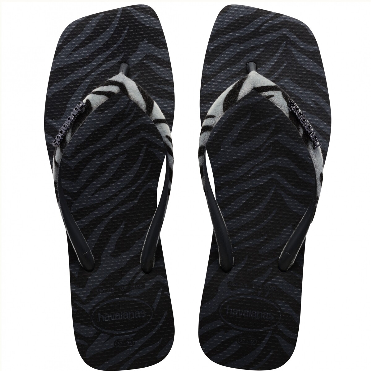 Sandalia de Mujer Havaianas Slim Square Havaianas - Negro 