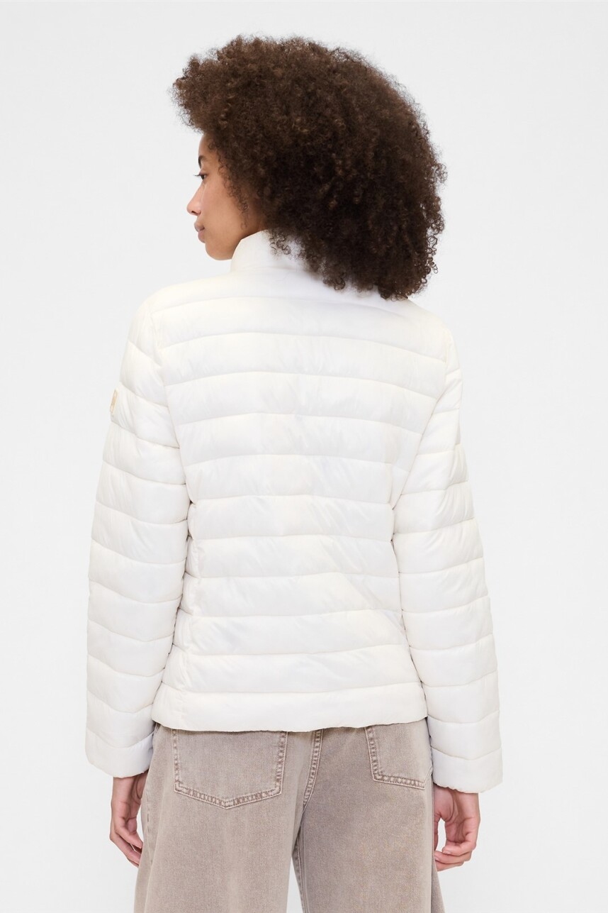 Campera Puffer Mujer Ivory Frost