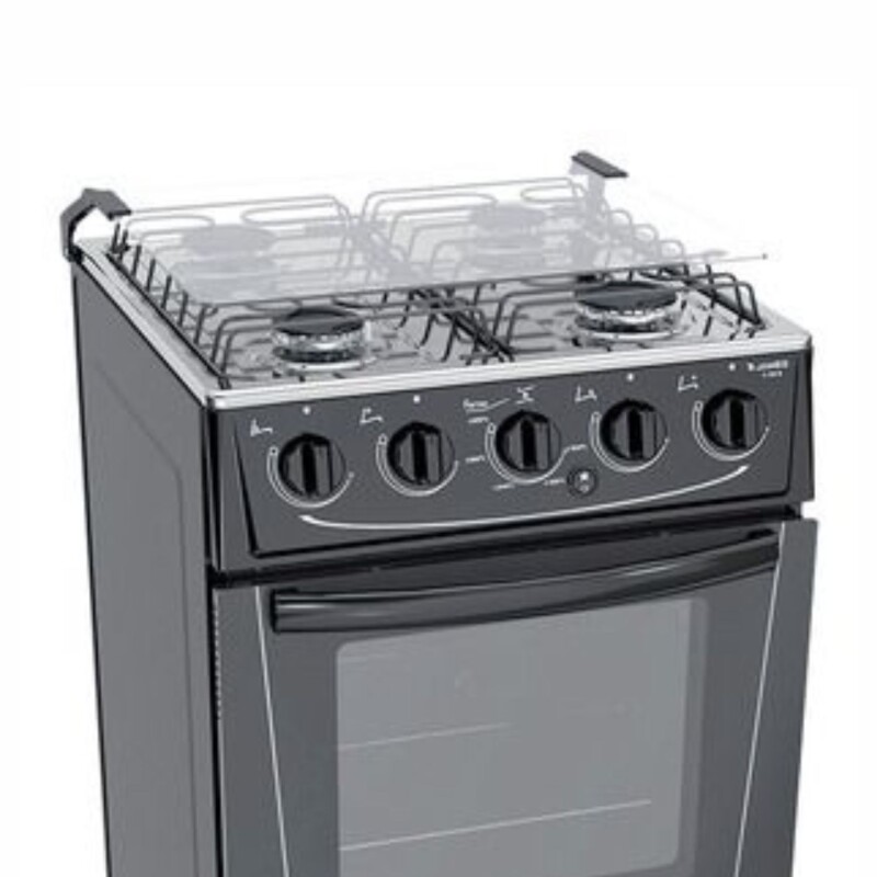 Cocina Gas James Horno Autolimpiante 4 Hornallas Termocupla Negro