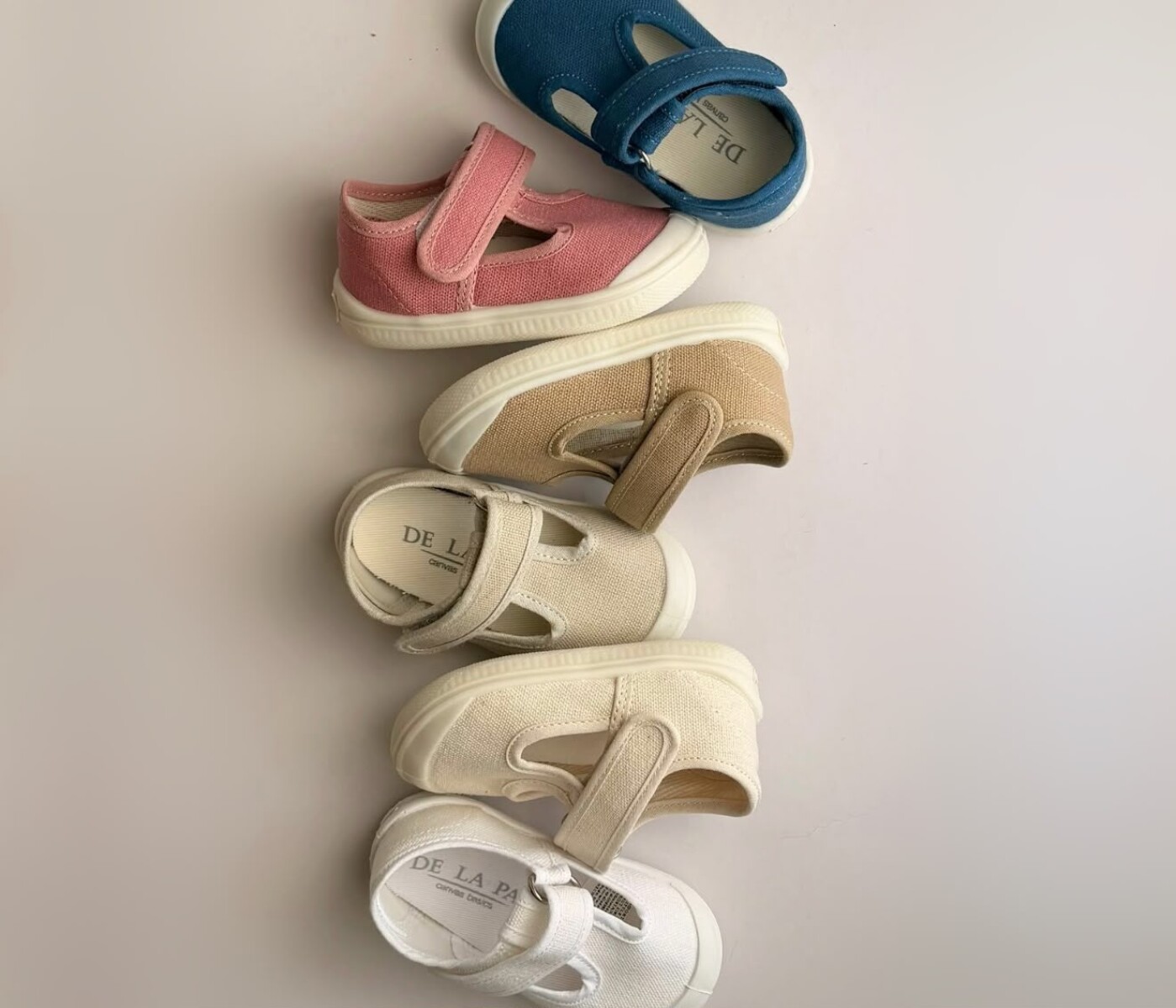 Guillermina De Lona Canvas Baby Lisas Del 16 Al 21 - Azul 