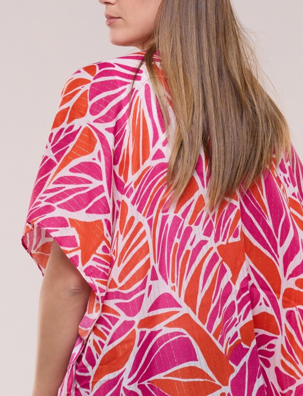 Kimono Print MULTI/FUCSIA