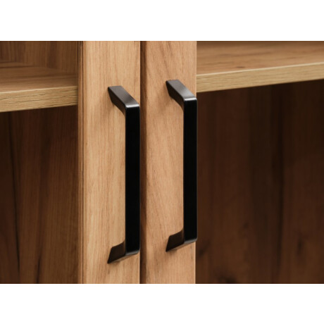 Vitrina Lintrup 2 Puertas Roble Natural/Blanco