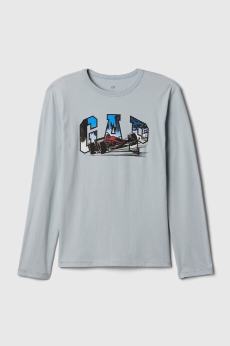 Remera Gráfico Manga Larga Niño High Rise 15-4101 Tcx