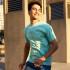 T-SHIRT RNG MEN MESH verde stone VERDE WAVE