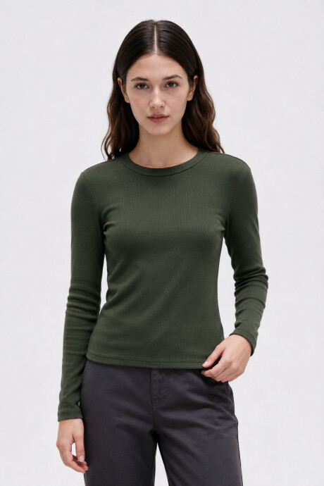 Remera Hanoir Verde Oliva
