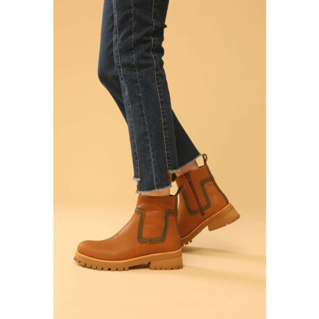 Bota Roca Chocolate Y Verde