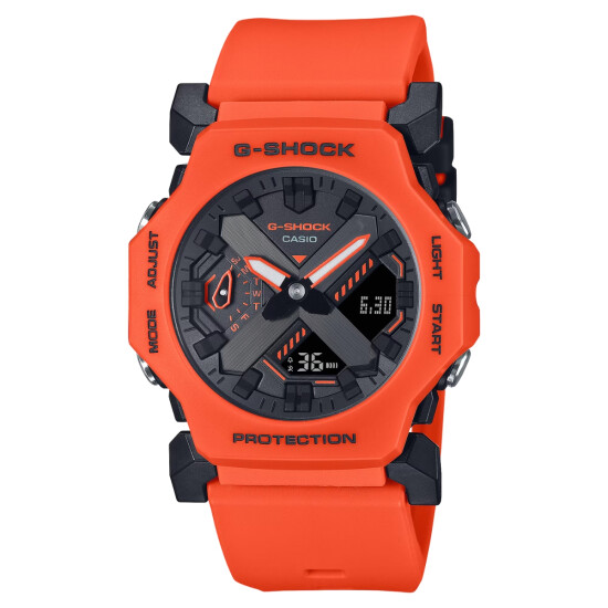 Reloj CASIO G-SHOCK GA2300FL-4ADR Resina Naranja Esfera 42mm 0