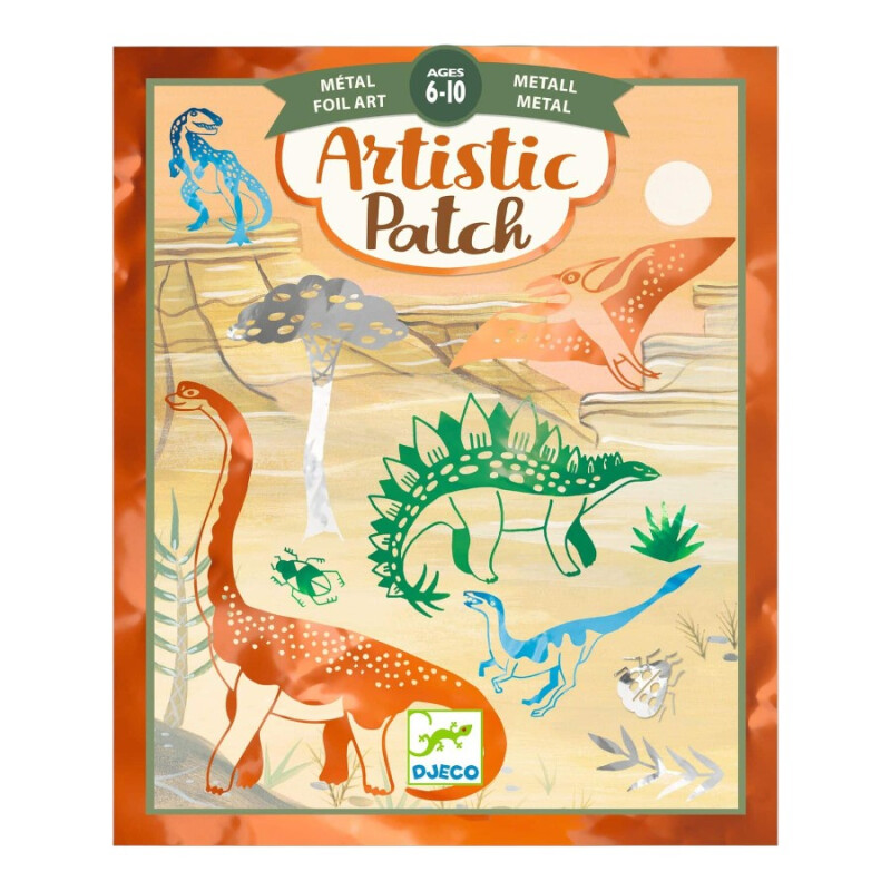 Kit Artistic Patch Dinosaurio Djeco Kit Artistic Patch Dinosaurio Djeco