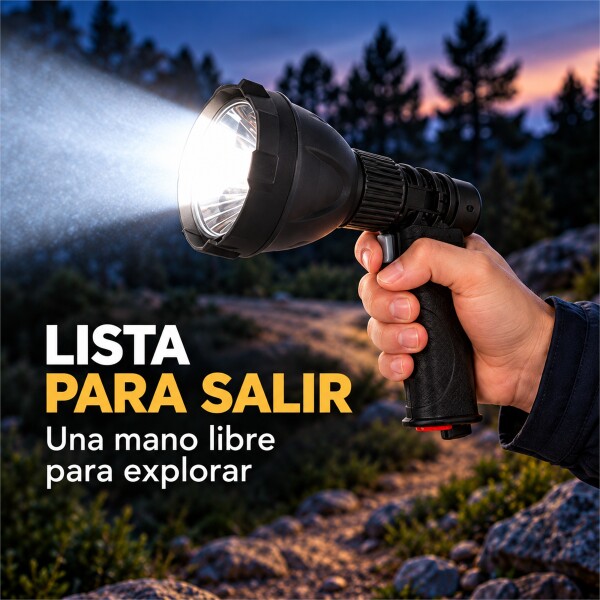 Foco Faro Tipo Mulita 10 Watts Recargable Linterna Tripode Foco Faro Tipo Mulita 10 Watts Recargable Linterna Tripode