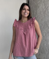 Blusa Aimé rosa viejo