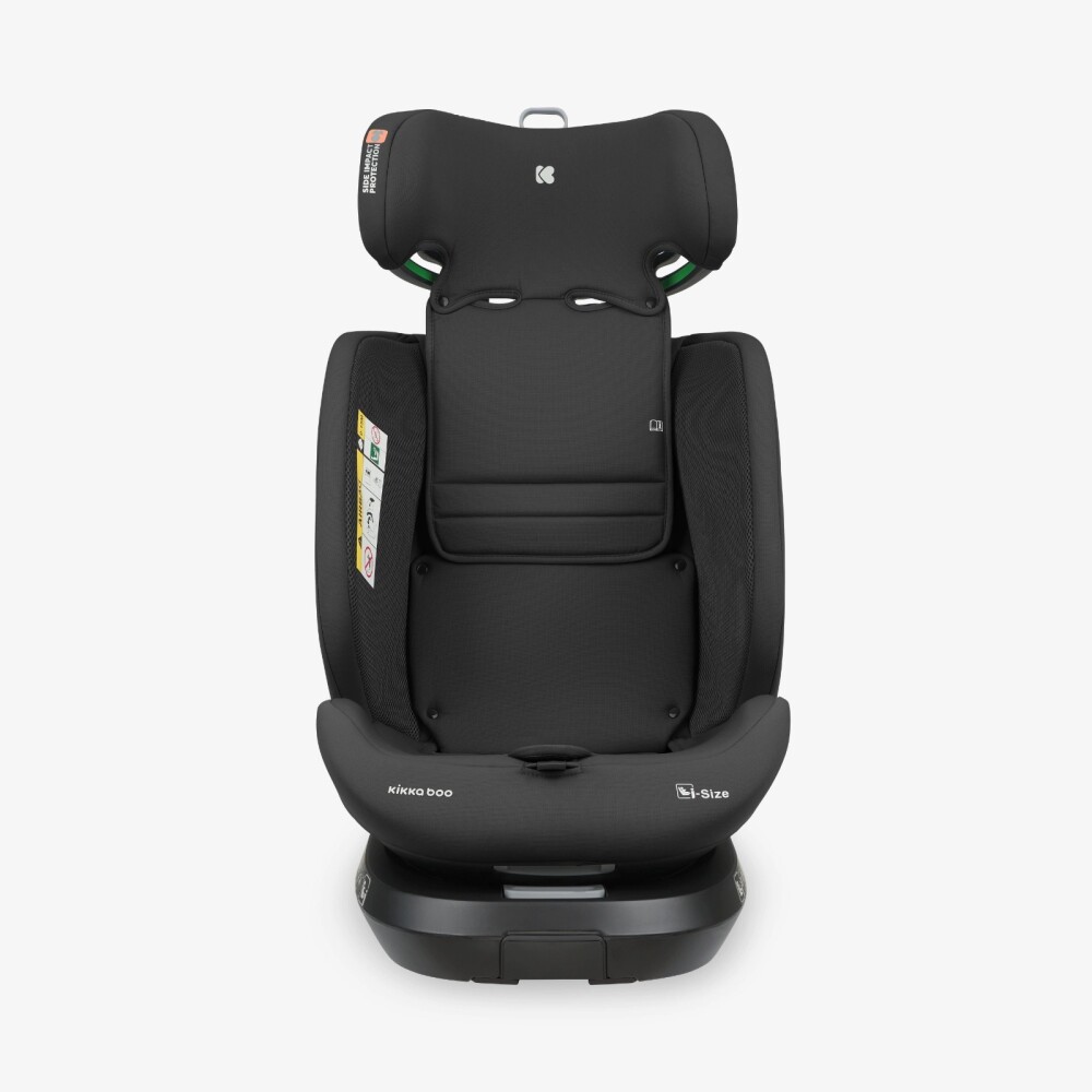 Butaca i-ORBIT KIKKABOO ISOFIX 360 0-36kg C LEG SUPPORT black