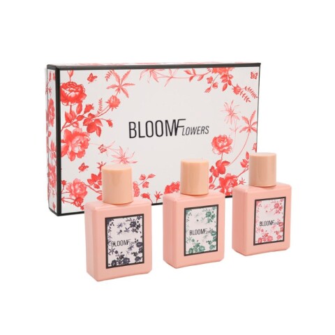 Set x3 perfumes Bloom Flowers