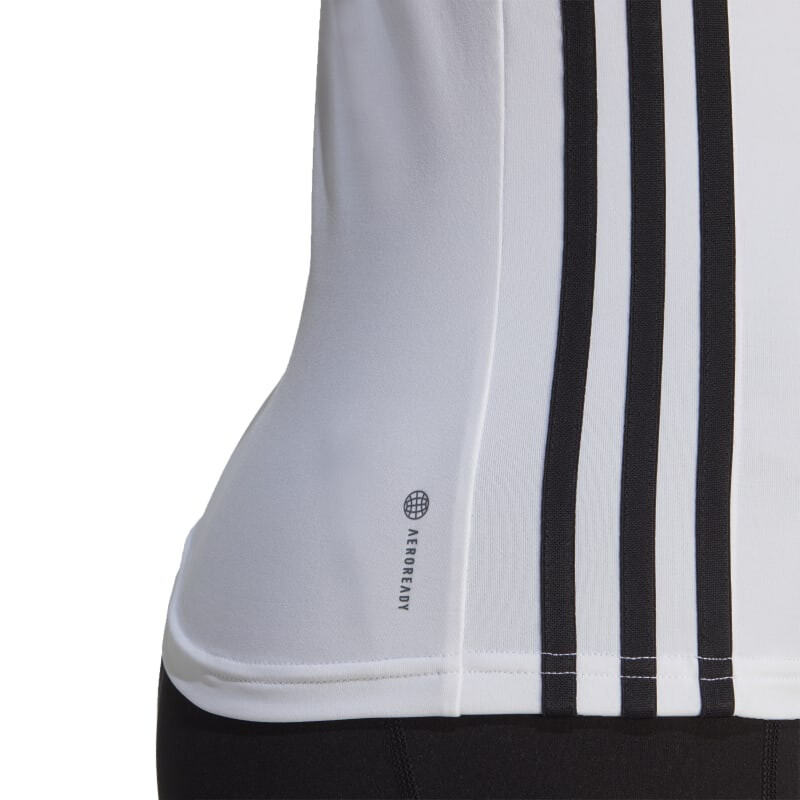 Musculosa Adidas Essentials de Mujer - HT9514 Blanco-negro