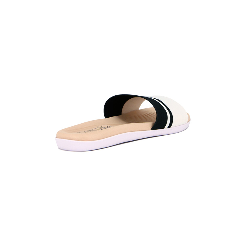Sandalias Casuales Mujer Beira Rio Tira Ancha Multicolor-negro